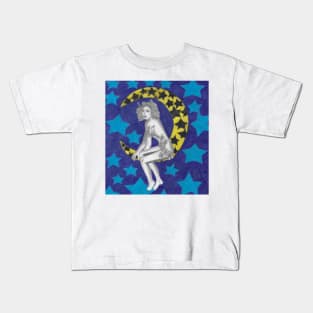 Hanging on the Moon Kids T-Shirt